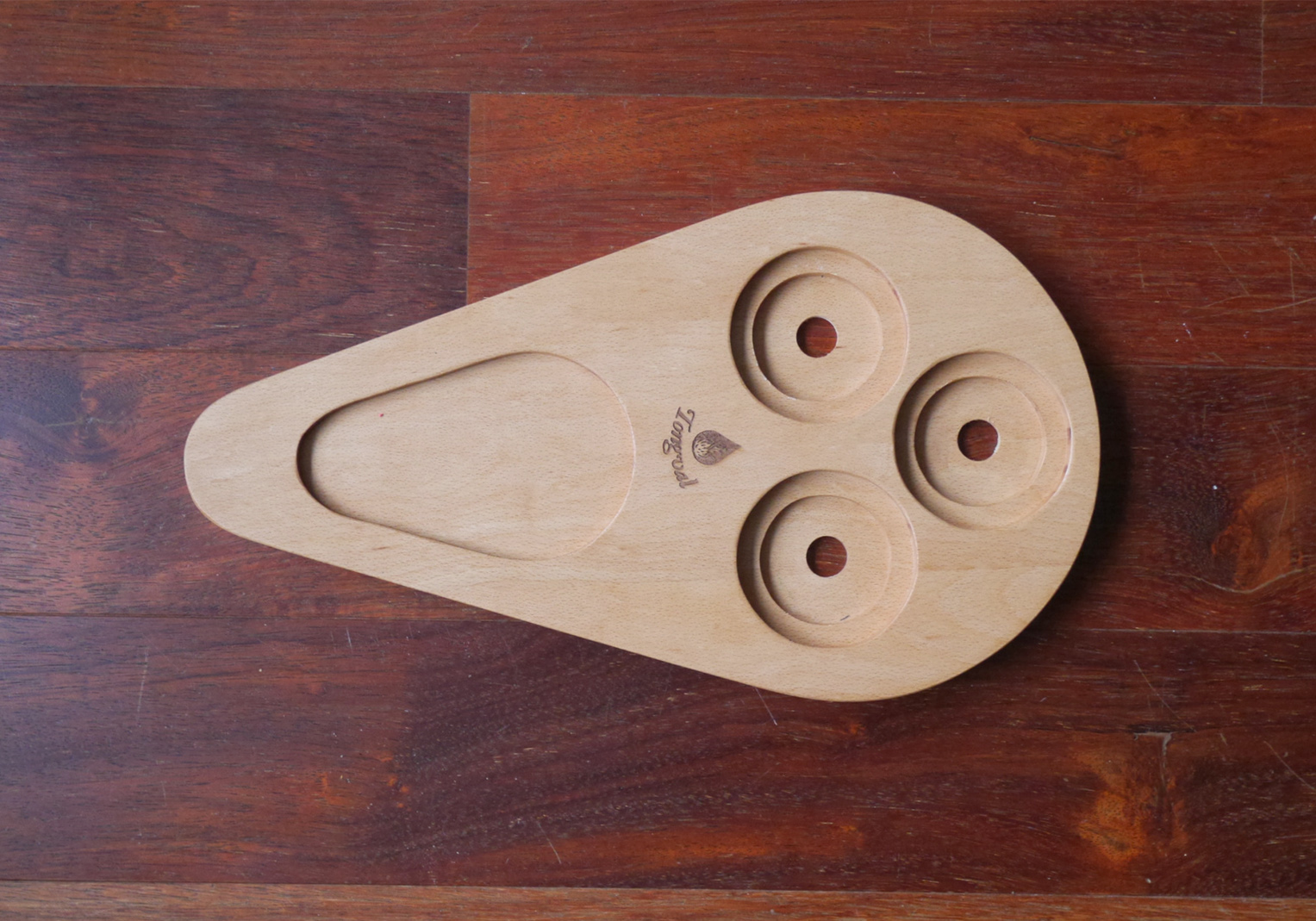 Tongval houten bierplank (special)